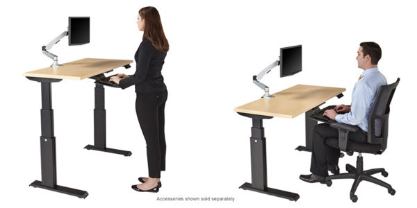 Sit Stand Right Angle Desk (1)